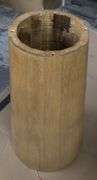 29" Tall Wooden Dining Table Base, Top Not Included | Open Box | (See Condition Notes)