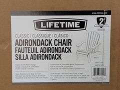 Lifetime Faux Wood Adirondack Chair 60284 | Like New