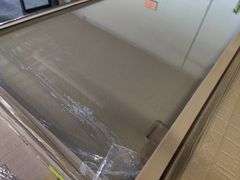 Halo 90-Degree Fully Frameless Glass Hinged Door, 31.5" W x 78" H | Open Box