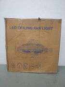 24" Ceiling Fan With LED Light | Open Box