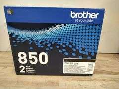 BROTHER TN850 High-Yield Toner Cartridges, 2pk | Open Box | (See Condition Notes)