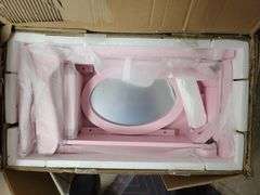 GARVEE Kids Vanity Set Pastel Pink | Open Box | (See Condition Notes)