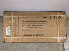 5-Shelf Steel Shelving | Open Box