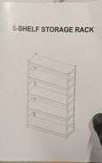 5-Shelf Steel Shelving | Open Box