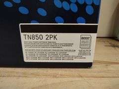 BROTHER TN850 High-Yield Toner Cartridges, 2pk | Open Box | (See Condition Notes)