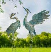 Oritty Crane Statues Set Of 2 | Open Box