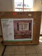 STYLEWELL Amberview 6-Piece Sling Dining Set With Umbrella | Open Box | (See Condition Notes)