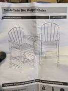 Tete-A-Tete Bar Height Chairs | Open Box