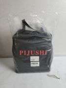 PIJUSHI Brown Leather Crocodile Pattern Bag | Open Box | (See Condition Notes)