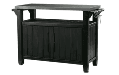 Keter Unity XL Outdoor Table W/ Stainless Steel Top | Open Box | (See Condition Notes)