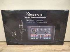 HAYNER-SEEK Podcast Equipment Bundle | Like New | (See Condition Notes)