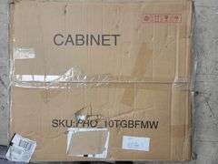 GARVEEE 2 Door Cabinet,  23.6" W × 11.8" D × 28.7" H | Open Box