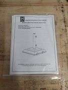 MEMBER'S MARK Umbrella Base, 60lbs, Cement, 1.88" / 1.49" / 1.33" Poles | Like New | (See Condition Notes)