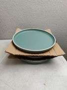 GIBSON HOME Round Kitchen Dinnerware Set Dishes, Plates, Bowls, Mugs 16pc | Open Box | (See Condition Notes)