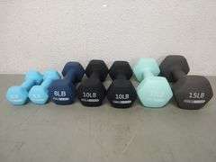 HolaHatha Dumbbell Weight Set (3-15Lbs) | Open Box | (See Condition Notes)