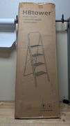 HBtower 4 Step Ladder, White | Open Box