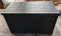 Keter Outdoor Plastic Storage Box, 57" W x 29" H x 28" D | Open Box