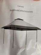 OUTSUNNY 13'x13' Pop Up Canopy Tent Brown | Open Box | (See Condition Notes)