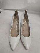 Women's 7.5 White Heels | Open Box | (See Condition Notes)