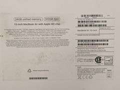 Apple MacBook Air 13" Laptop - M3 chip - 24GB Memory - 512GB SSD | Like New | (See Condition Notes)
