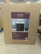 Beaufort 30 in. Single Sink Black Bath Vanity with White Engineered Stone Top (Assembled) | Like New