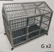 Metal Dog Crate, 51" X 29.5" X 44.8" | Open Box