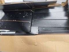 TrailBlaze 6 Drawer Dresser With Charging Station, Black | Damaged | (See Condition Notes)