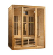 Dynamic Infrared Bellevue 3-Person Bluetooth Compatible FAR Infrared Sauna | Open Box