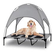 Elevated Outdoor Dog Bed w Canopy | Open Box