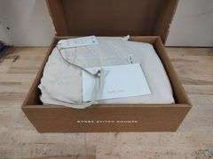 DOUBLE STITCH Duvet Cover Set, King / Cal King, 108" x 92", 3pc | Open Box | (See Condition Notes)