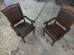 Upholstered Arm Chair Set | Open Box