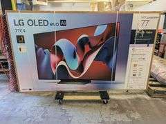 LG 77” Class C4 Series OLED Smart TV, OLED77C4AUA | Like New