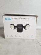 BLINK Outdoor 4 Floodlight Camera, Battery-Powered LED Smart Security Camera System, Black | Open Box