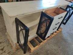 Wooden Sideboard, 90" W x 37" H x 19" D | Open Box