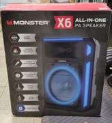 Monster X6 All-In-One Bluetooth Speaker | Open Box | (See Condition Notes)
