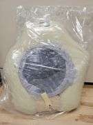 GENTEACO Mambobaby Non-Inflatable Baby Swim Float w/Canopy Beige Dinosaur | Like New