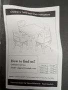 Hulaibit Toddler Table and Chairs | Open Box | (See Condition Notes)