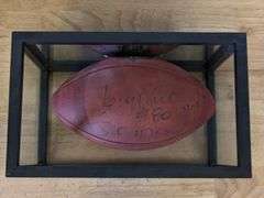 Jerry Rice Autographed Football #80 49ers, Uncertified | Open Box | (See Condition Notes)