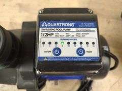 AQUASTRONG Sand Filter Pump, 2500GPH, 1/2HP, Up to 9000gal Cap. | Open Box | (See Condition Notes)