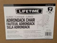 Lifetime Faux Wood Adirondack Chair 60284 | Like New