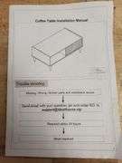 Coffee Table | Open Box | (See Condition Notes)