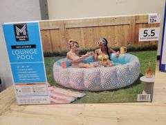 Inflatable 5.5 Ft. Lounge Pool Rainbow | Open Box | (See Condition Notes)