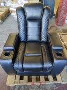 40" Wide Powered Recliner w/ LED Lights | Open Box | (See Condition Notes)