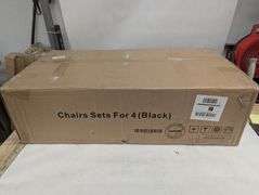 GARVEE 25.5" Kitchen Bar Stools Set of 4, Black - Versatile & Stylish | Like New