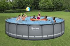 Bestway 18Ft X 48" Power Steel Pool Set | Open Box
