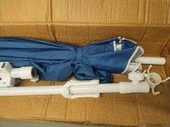 6.5' Sun Shade Umbrella- Navy Blue | Open Box | (See Condition Notes)