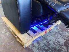 40" Wide Powered Recliner w/ LED Lights | Open Box | (See Condition Notes)