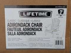 Lifetime Faux Wood Adirondack Chair 60284 | Like New