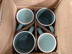 BESTONE Round Matte Dinnerware Set, 16pc | Like New | (See Condition Notes)