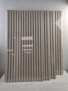Acoustic Wood Soundproof Wall Panels, 45.3"x 23.6", 4pk | Open Box